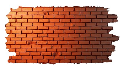 Obraz premium Black Painted Brick Wall Orange Background Architecture