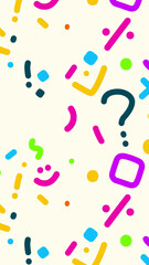 Abstract Background With Shapes