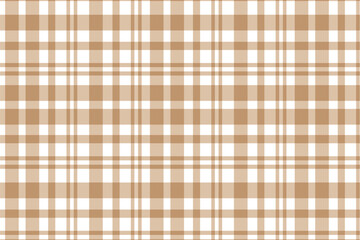 simple abstract soft light brown color check plaid square line pattern beige and white plaid pattern