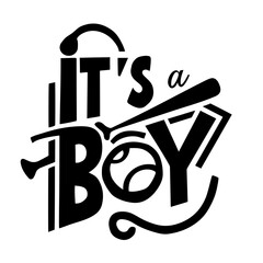 It's a boy vector