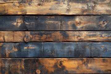 Textured wooden surface displaying rich brown and black hues that enhance rustic charm and natural beauty