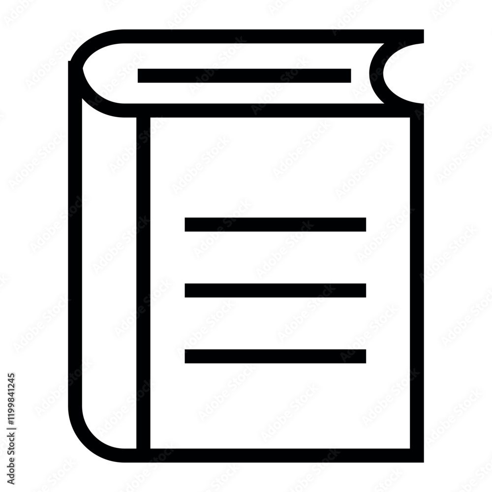 Poster reference  data  vector icon