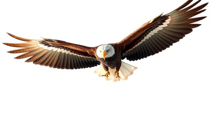 Obraz premium Majestic Eagle Soaring, Freedom & Strength