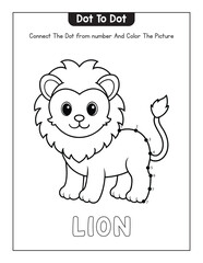 Animals Dot To tot Page