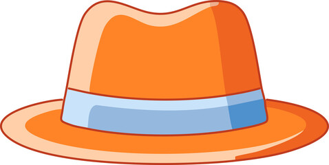 Fototapeta premium A orange hat