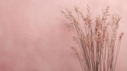 Fototapeta premium Gradient color pattern background concept. Soft Gradient with Muted Shades of Pink and Peach Floral Backdrop