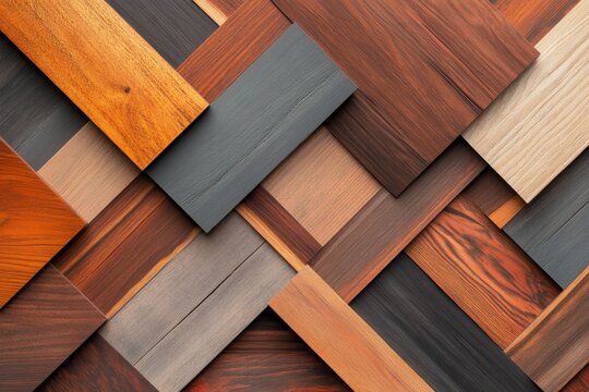 A clean geometric pattern of wooden planks arranged in parallel lines, using subtle gradients to highlight the grain