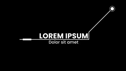 Clean Black & White Call Out Title