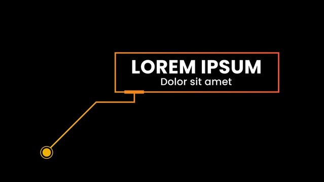Clean Pop Up Lower Third
