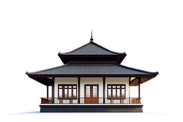 Asian-Style House Design:  Features & Balconies