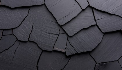 Textured layers of slate rock create a visually captivating natural design
