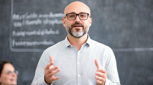 Impactful learning engaging educational lectures captured in inspiring classroom