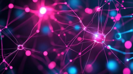 Abstract Neural Network Illustration