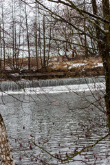 river in winter