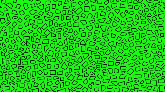 Background texture floor tiles mosaic, giraffe texture, microscopic view, seamless, hand drawing, motion design pattern. texture for shapes. Alpha | 4K UHD ProRes 4444 | Tranparent BG | Loop
