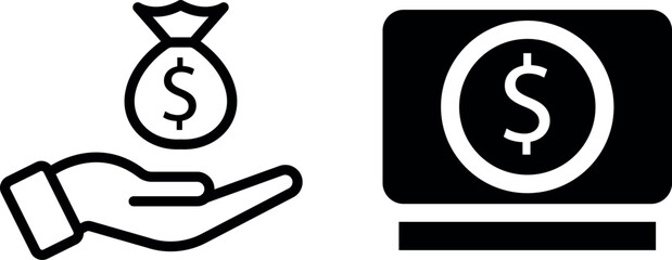 Money Vector Icon Set: Financial and Economic Design Elements