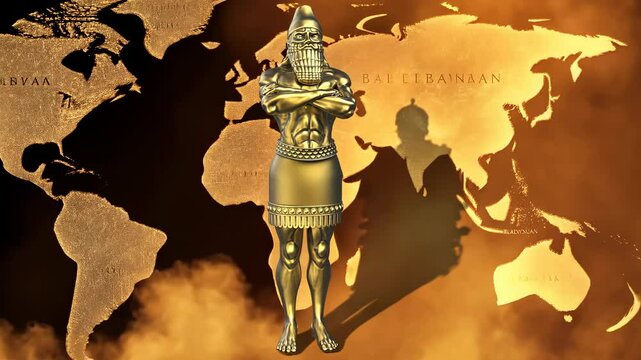 Golden statue kings dream that reveals the Great World Empires