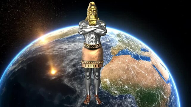 The Statue of an ancient kings dream that reveals the Great World Empires