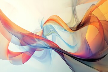 Naklejka premium Abstract swirling colors, dynamic design