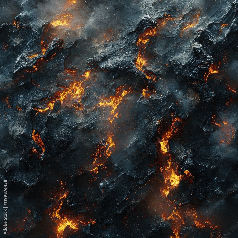 Poster dynamic fire composition abstract textures high-resolution visuals artistic environment close-up vie