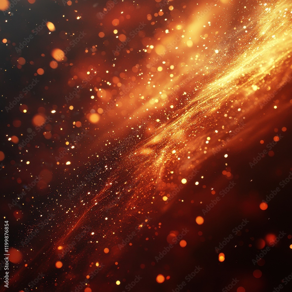Poster dazzling fire sparks in high-resolution textures abstract background vibrant colors dynamic viewpoin