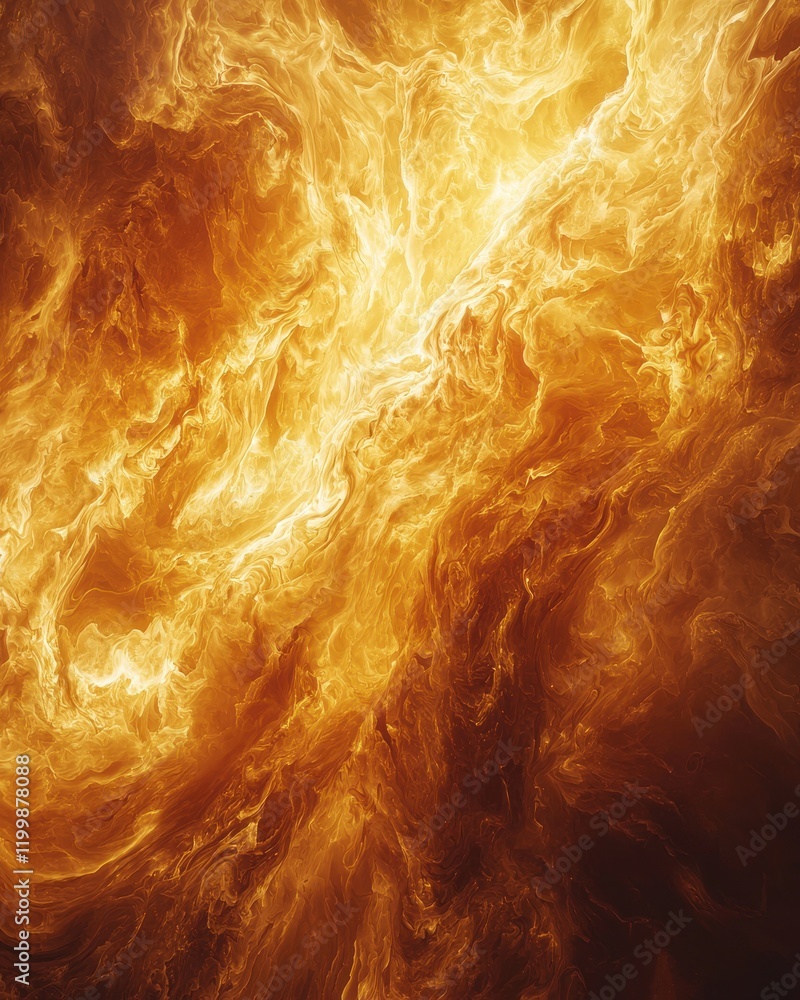 Poster dynamic fiery patterns in high-resolution textures abstract art digital environment close-up viewpoi