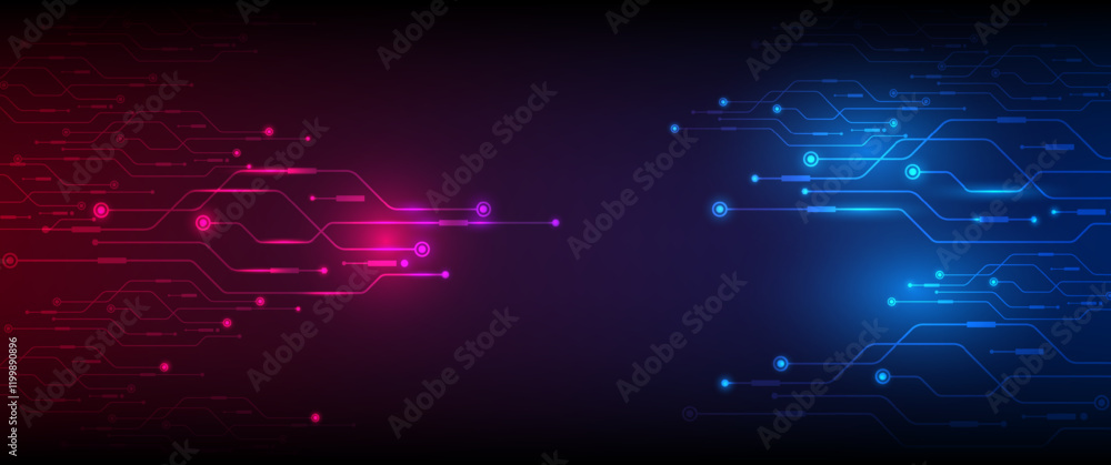 Poster abstract technology background hi-tech communication concept futuristic digital innovation backgroun