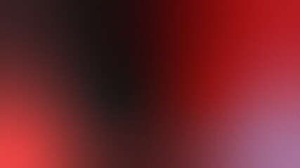 Obraz premium Red black gradient abstract background. Bold crimson to deep black transition. Smooth blurred texture. Subtle grain noise. Dramatic and intense tones. Modern artistic design. Soft gradient fade