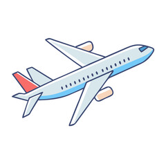 airplane icon, airplane vector illustration-simple illustration of airplane, perfect for airplane logos and themed design 