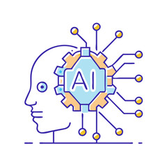artificial intelligence logo icon, artificial intelligence logo vector, artificial intelligence