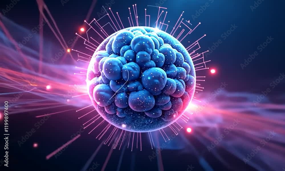 Poster cloud computing technology concept data transfer photorealistic background