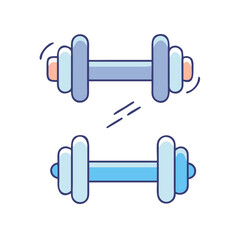 barbell icon, barbell vector illustration-simple illustration of barbell, perfect for barbell logos and themed design 