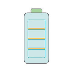 battery icon, battery vector illustration-simple illustration of battery, perfect for battery logos and themed design 