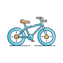 Fototapeta premium bike icon, bike vector illustration-simple illustration of bike, perfect for bike logos and themed design 