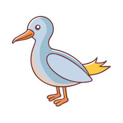 bird icon, bird vector illustration-simple illustration of bird, perfect for bird logos and themed design 