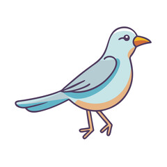 bird icon, bird vector illustration-simple illustration of bird, perfect for bird logos and themed design 