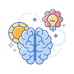 brain icon, brain vector illustration-simple illustration of brain, perfect for brain logos and themed design 