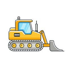 bulldozer icon, bulldozer vector illustration-simple illustration of bulldozer, perfect for bulldozer logos and themed design 