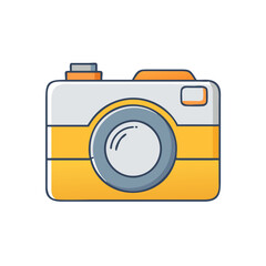 camera icon, camera vector illustration-simple illustration of camera, perfect for camera logos and themed design 