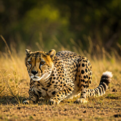 Obraz premium portrait of a cheetah