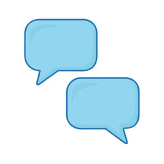 chat bubbles icon, chat bubbles vector illustration-simple illustration of chat bubbles, perfect for chat bubbles logos and themed design 