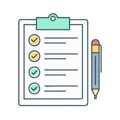 check list icon, check list vector illustration-simple illustration of check list, perfect for check list logos and themed design 