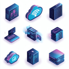 A versatile collection of communication icons designed to enhance visual storytelling and digital interfaces. This set includes essential symbols such as chat bubbles, phones, emails, envelopes, megap