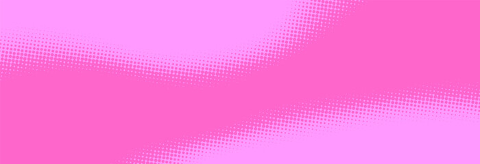 Baby pink pop art background in retro comic style with halftone dots design, vector illustration eps10