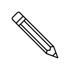 pencil sign symbol vector icon