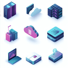 A versatile collection of communication icons designed to enhance visual storytelling and digital interfaces. This set includes essential symbols such as chat bubbles, phones, emails, envelopes, megap