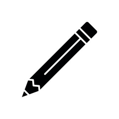 pencil sign symbol vector icon