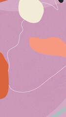 Abstract Tropical Leaf With Color Shape Isolated Background