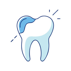 dental icon, dental vector illustration-simple illustration of dental, perfect for dental logos and themed design 