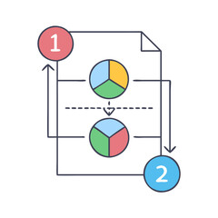 diagram icon, diagram vector illustration-simple illustration of diagram, perfect for diagram logos and themed design 